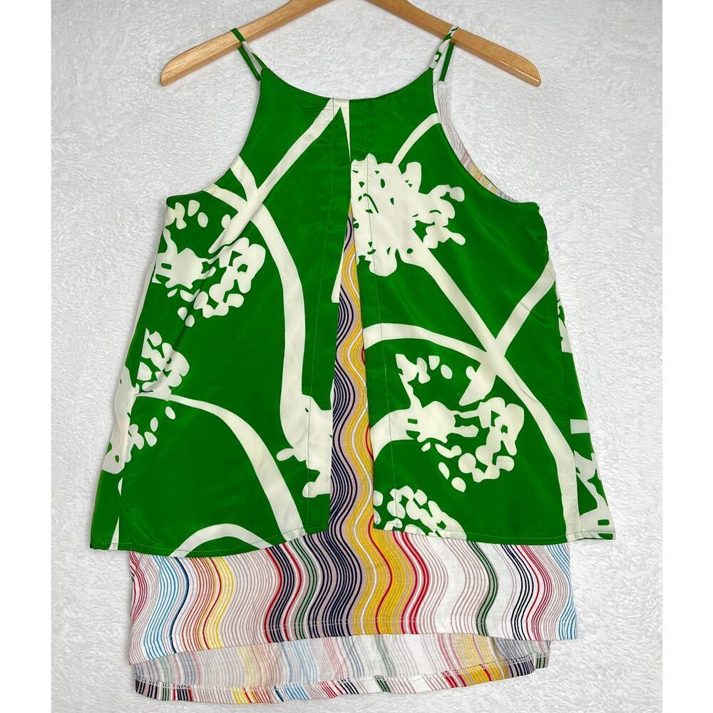 Anthropologie Porridge Floral Layered Swing Tank Boho Indie Granola sz XS - Picture 4 of 8